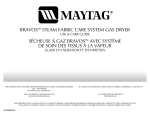Maytag W10160251A User's Manual