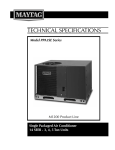 Maytag PPA3SE Technical Literature