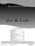 Maytag NEPTUNE MAH-2 User's Manual