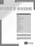 Maytag MDB9100 User's Manual
