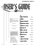 Maytag MDB/C-2 User's Manual