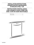 Maytag Dishwasher W10401504D User's Manual
