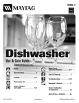 Maytag Dishwasher MDB-7 User's Manual