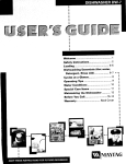 Maytag DW-7 User's Manual