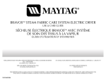 Maytag Bravos W10163136A User's Manual
