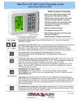 MaxxAir Electronic Accessory 6600 User's Manual