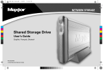 Maxtor Tool Storage 20274700 User's Manual