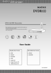 Matsui America DVDR100 User's Manual