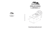 Masterbuilt 20010112 User's Manual