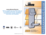 Master Lock E72 User's Manual