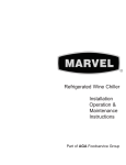 Marvel Industries Refrigerated Wine Chiller User's Manual