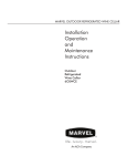 Marvel Industries 6OSWCE User's Manual