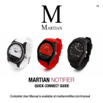 Martian Watches Notifier Quick Connect