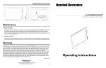 Marshall electronic V-LCD15SB-AFHD-DT User's Manual