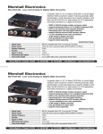 Marshall electronic BC-0103-08 User's Manual