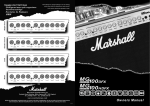 Marshall Amplification MG100HDFX User's Manual