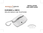 Marquis EUROMW5 User's Manual