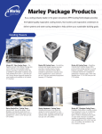 Marley Engineered Products Class Cooling Tower User's Manual