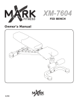 Mark Of Fitness XM-7604 User's Manual