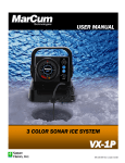 Marcum Technologies VX-1P User's Manual