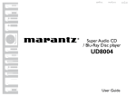 Marantz UD8004 User's Manual