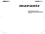 Marantz SW7001 User's Manual