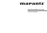 Marantz SR7001 User's Manual