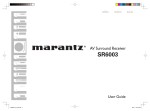 Marantz SR6003 User's Manual
