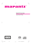 Marantz SA-7S1 User's Manual