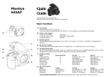 Mamiya 645 AF Quick Guide