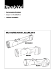 Makita ML901 User's Manual