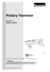 Makita HR2420 User's Manual