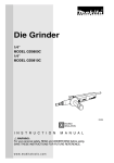 Makita GD0800C User's Manual