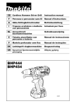 Makita BHP454 User's Manual