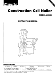 Makita AN901 User's Manual