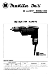 Makita 6402 User's Manual