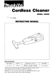 Makita 4093D User's Manual