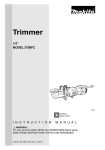 Makita 3708FC User's Manual