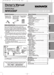 Magnavox MWD200F Owner's Manual