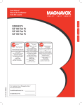 Magnavox 52MF437S User's Manual