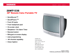 Magnavox 20MT133S Brochure