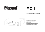 Magnat Audio MC 1 User's Manual