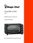 Magic Chef MCSTO6B User's Manual