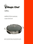 Magic Chef MCSGL14ST User's Manual