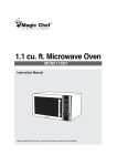 Magic Chef MCM1110ST User's Manual