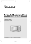 Magic Chef MCD11E3B User's Manual