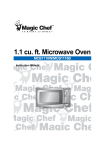 Magic Chef MCB1110B User's Manual