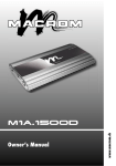 Macrom M1A.1500D User's Manual