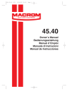 Macrom 45.4 User's Manual
