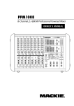 Mackie PPM1008 User's Manual